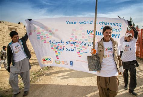 United Nations Volunteers.